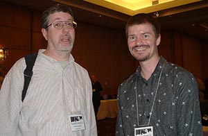 Me with the great humor and horror writer, Jeff Strand. 